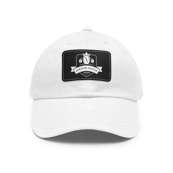 Dad Hat with Leather Patch (Rectangle)
